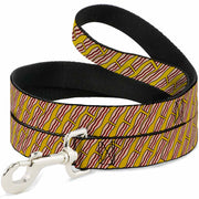 Dog Leash - Bacon Cartoon Yellow Dog Leashes Buckle-Down