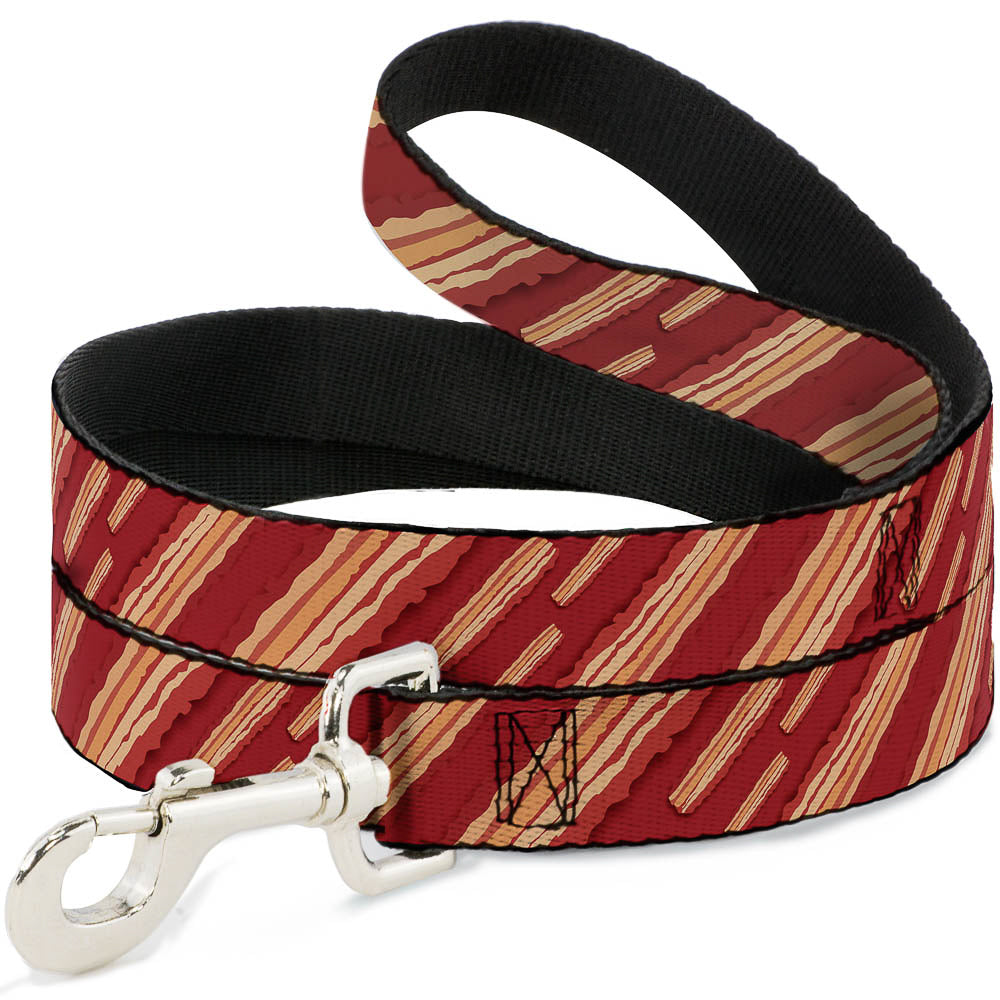 Dog Leash - Bacon Slices Red Dog Leashes Buckle-Down