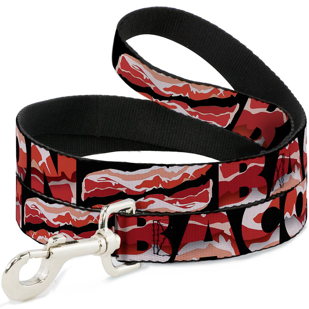 Dog Leash - Bacon w/Text1 Dog Leashes Buckle-Down