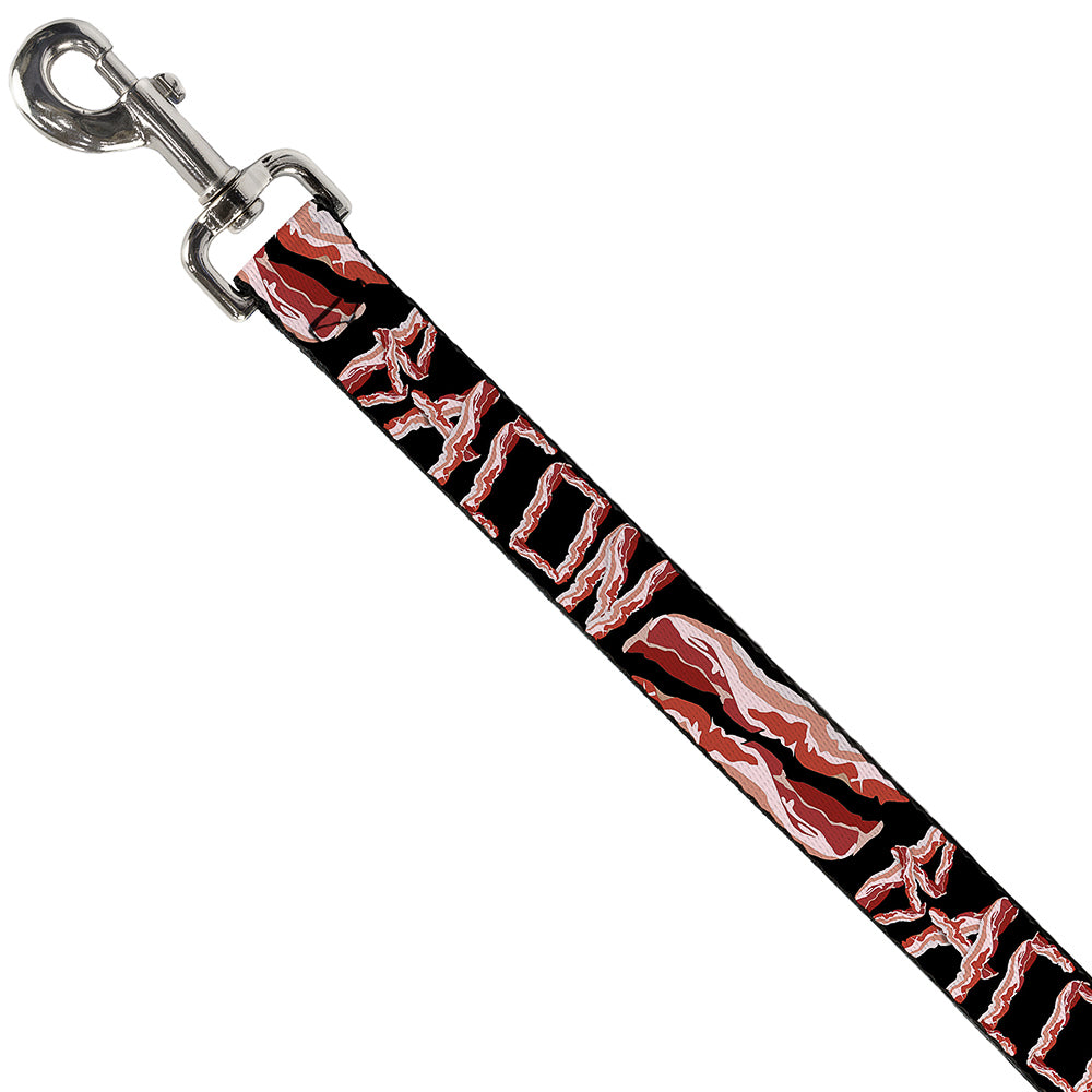 Dog Leash - Bacon w/Text2 Dog Leashes Buckle-Down