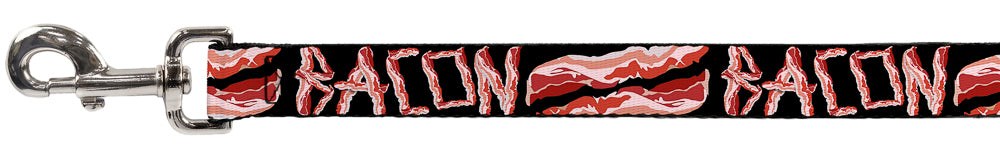 Dog Leash - Bacon w/Text2 Dog Leashes Buckle-Down