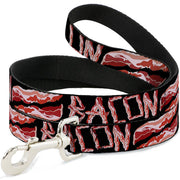 Dog Leash - Bacon w/Text2 Dog Leashes Buckle-Down