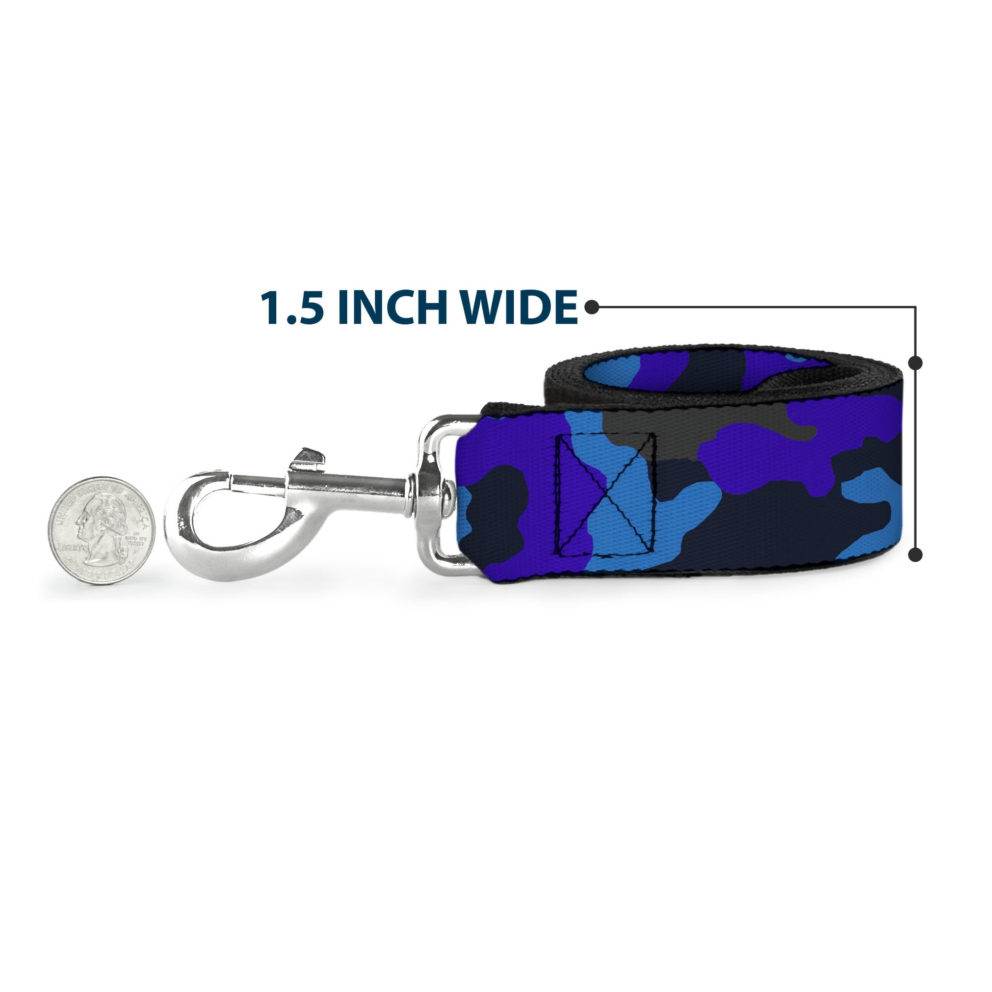 Dog Leash - Camo Blue Dog Leashes Buckle-Down