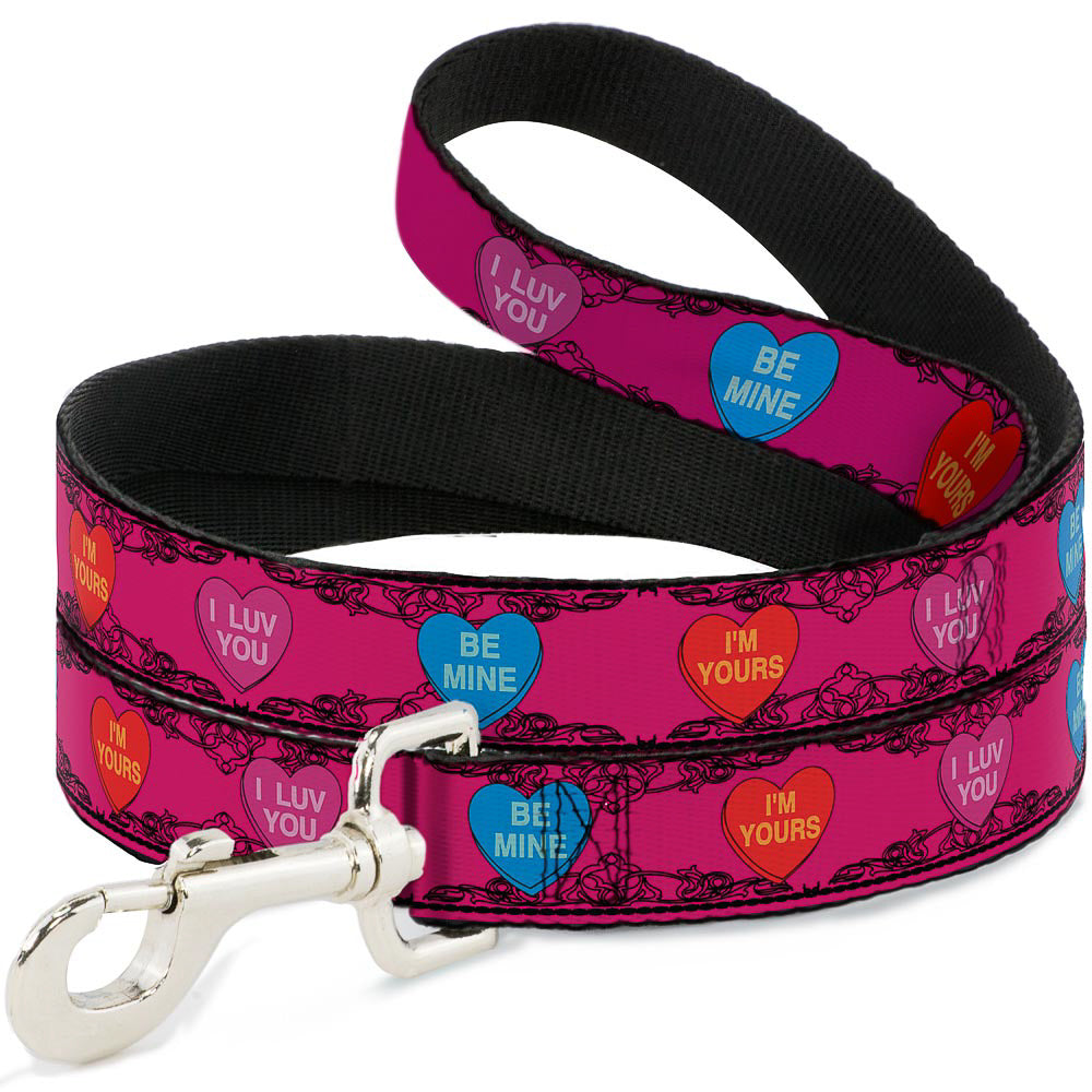 Dog Leash - Candy Hearts Dog Leashes Buckle-Down