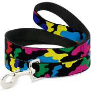 Dog Leash - Camo Multi Neon Dog Leashes Buckle-Down
