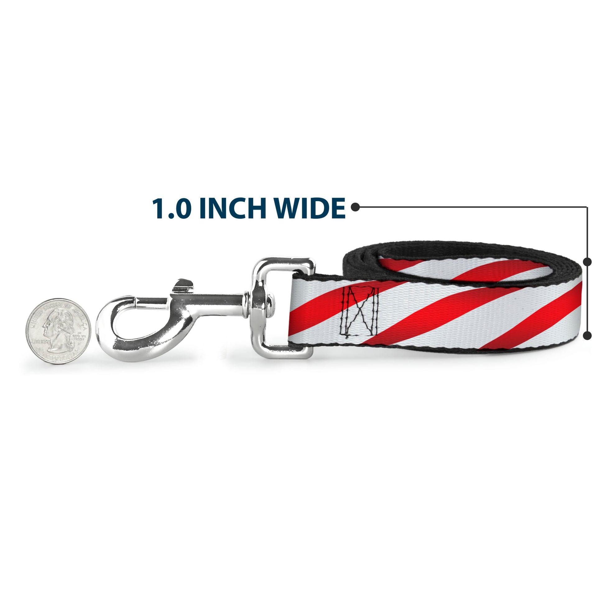Dog Leash - Candy Cane Dog Leashes Buckle-Down