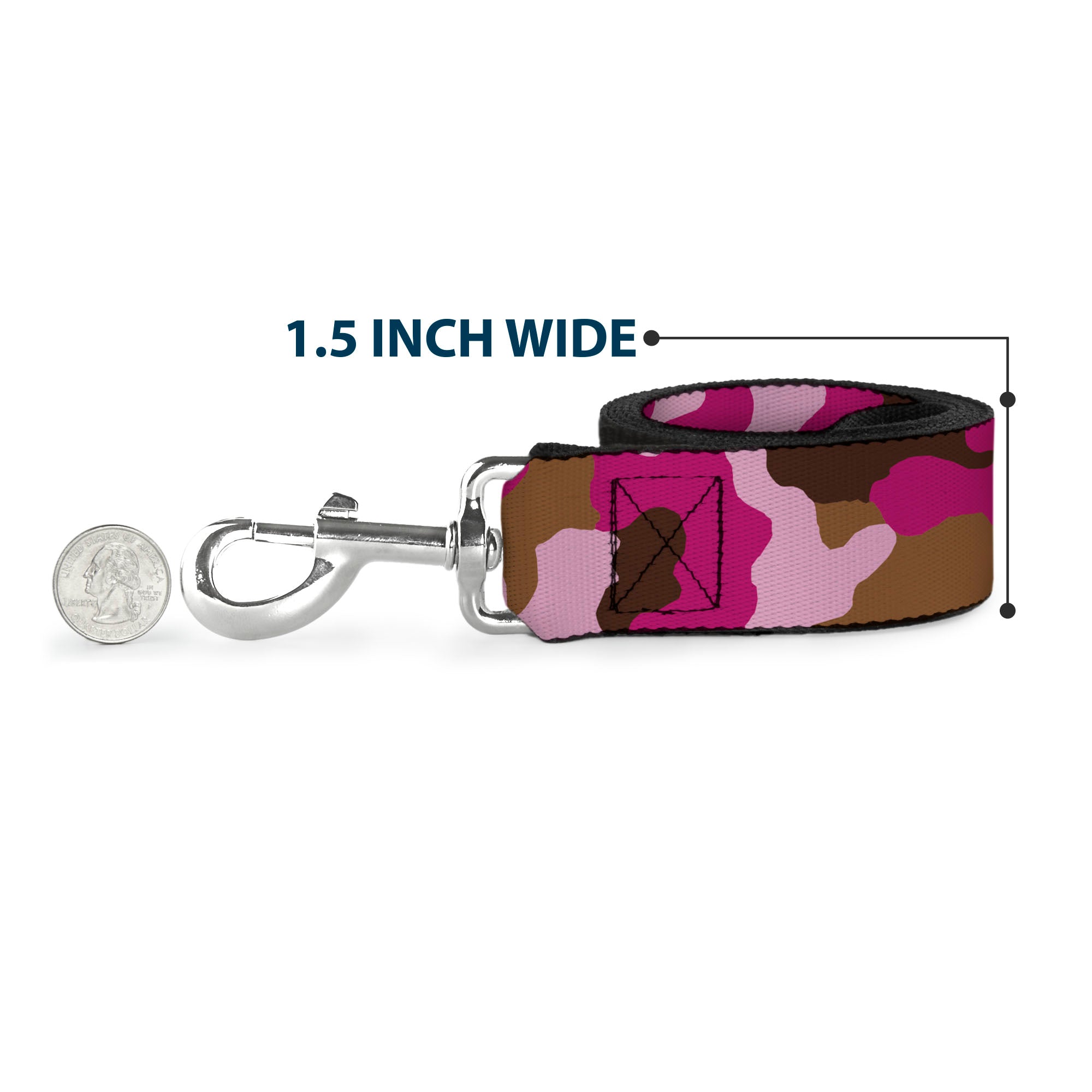 Dog Leash - Camo Pink Dog Leashes Buckle-Down