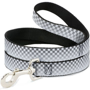 Dog Leash - Checker Black/White Fade Out Dog Leashes Buckle-Down