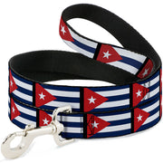 Dog Leash - Cuba Flags Dog Leashes Buckle-Down