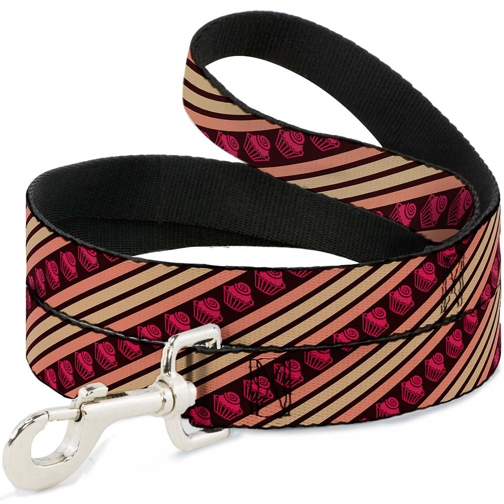 Dog Leash - Cupcake Wallpaper Dog Leashes Buckle-Down