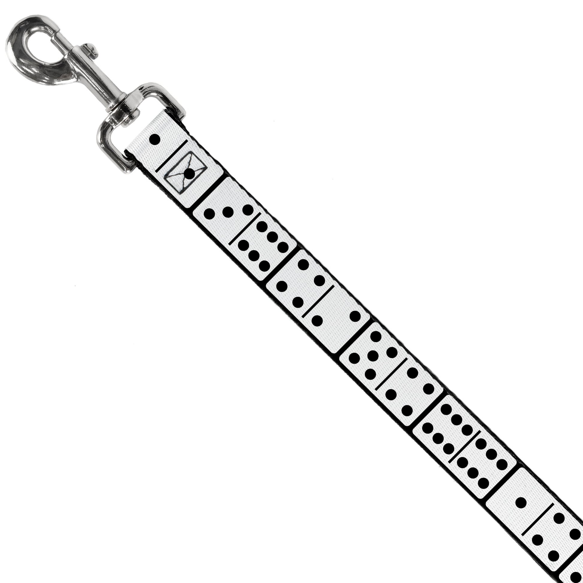 Dog Leash - Dominoes Black/White/Black Dog Leashes Buckle-Down