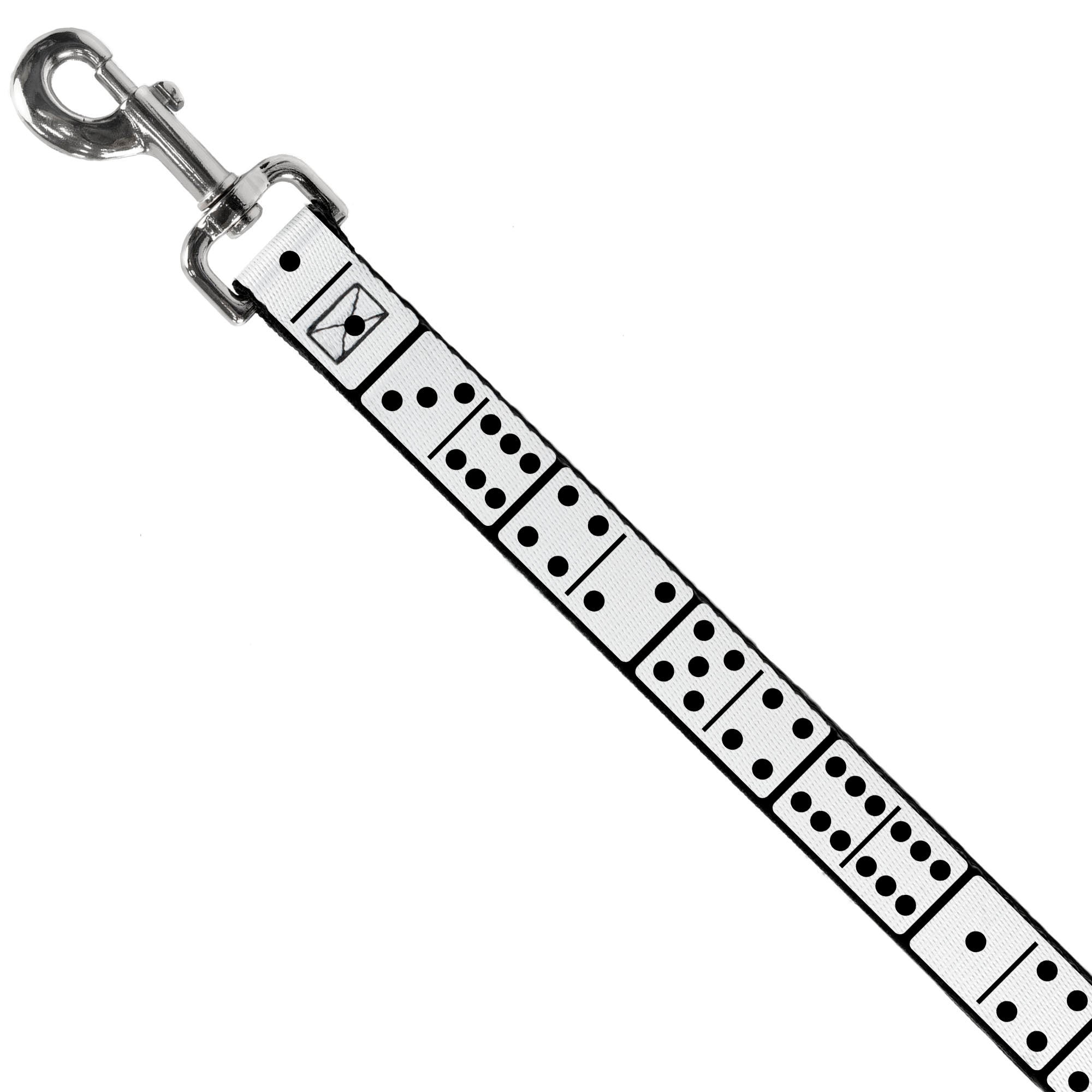 Dog Leash - Dominoes Black/White/Black Dog Leashes Buckle-Down