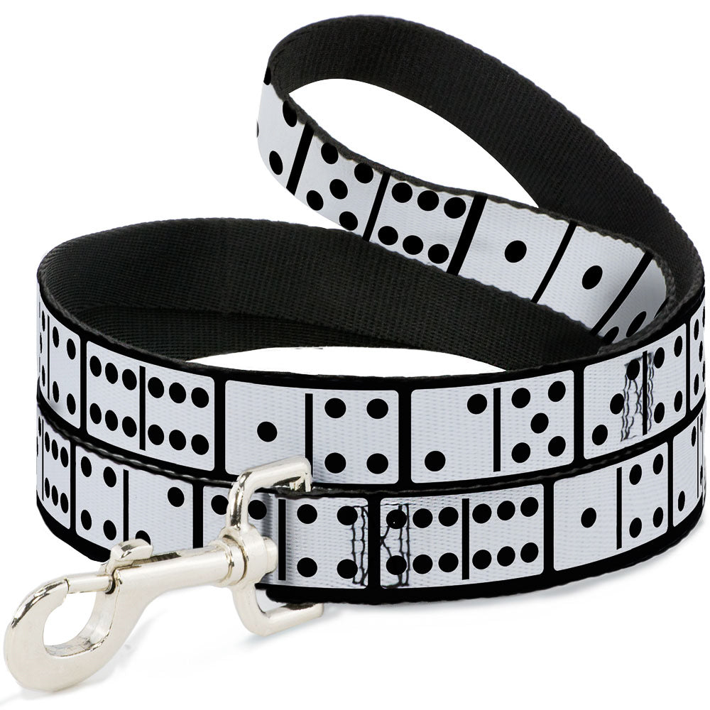 Dog Leash - Dominoes Black/White/Black Dog Leashes Buckle-Down