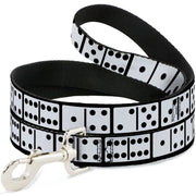 Dog Leash - Dominoes Black/White/Black Dog Leashes Buckle-Down