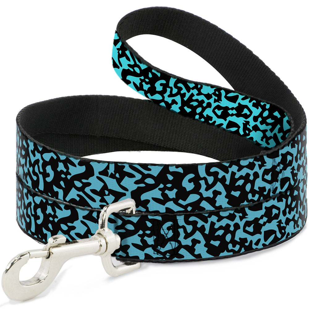 Dog Leash - Eighties 1 Blue/Black Dog Leashes Buckle-Down