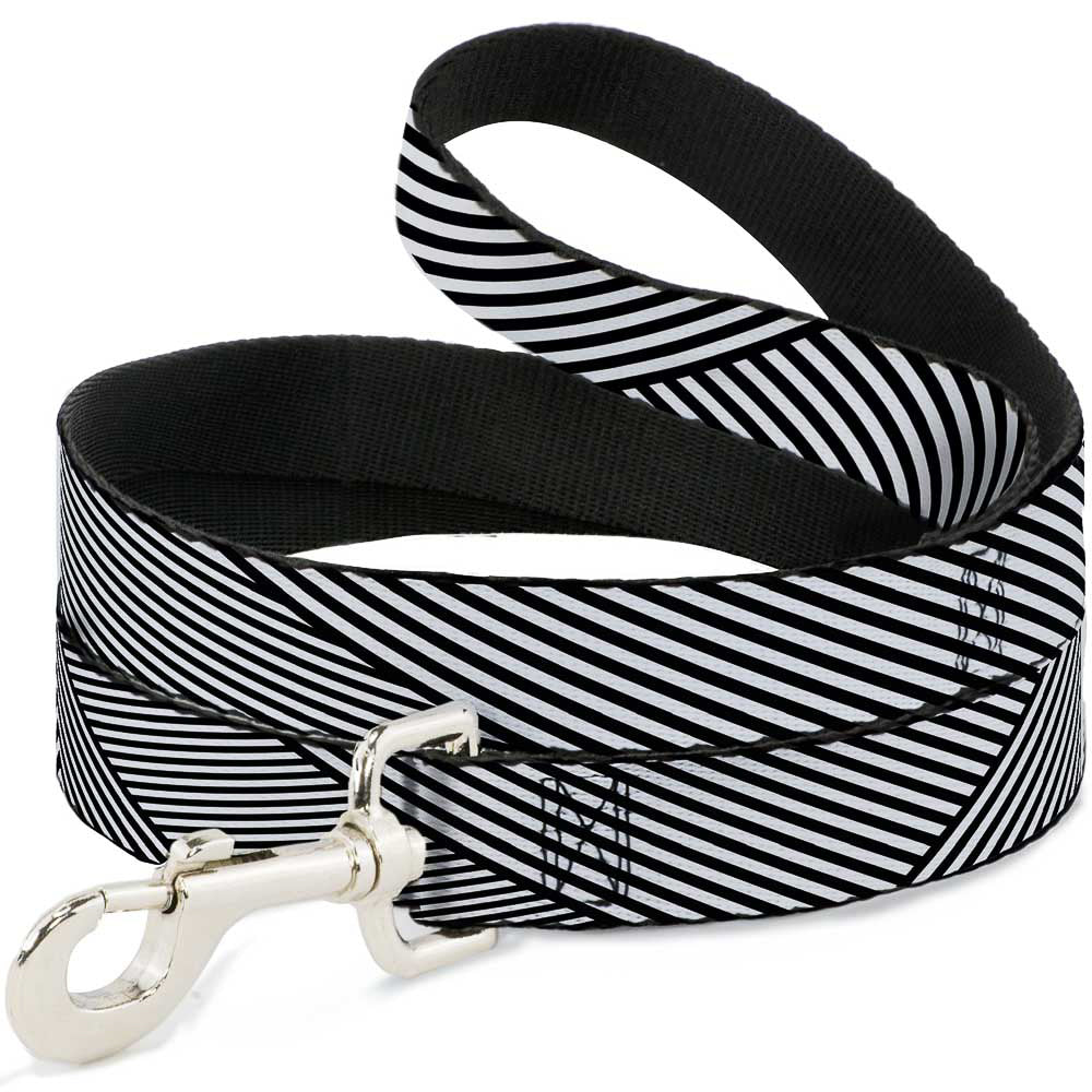 Dog Leash - Eighties 7 Black/White Dog Leashes Buckle-Down