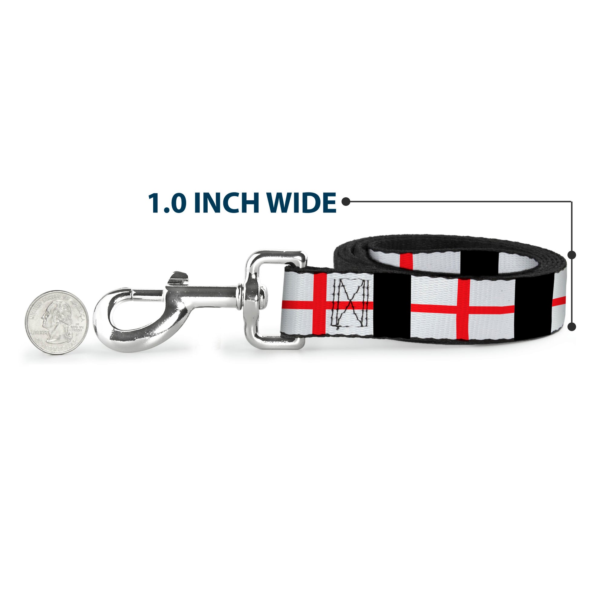 Dog Leash - England Flags Dog Leashes Buckle-Down