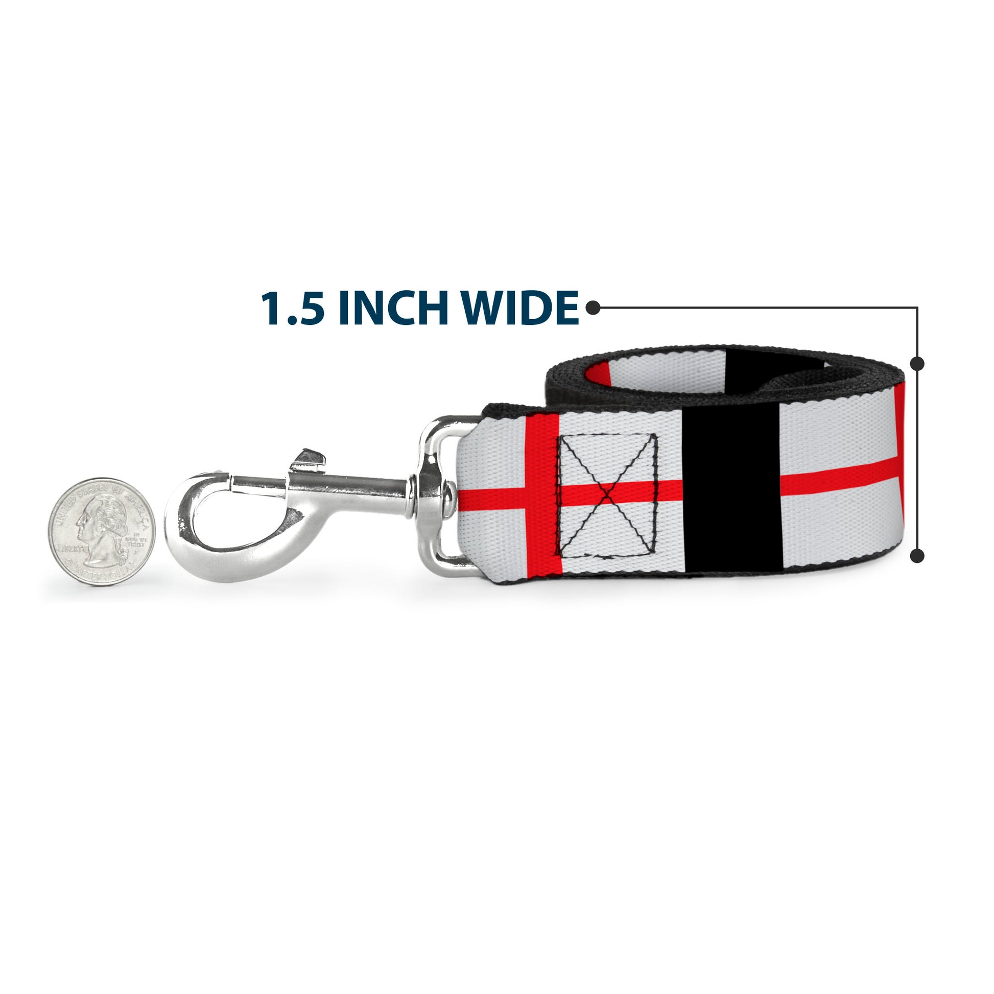 Dog Leash - England Flags Dog Leashes Buckle-Down