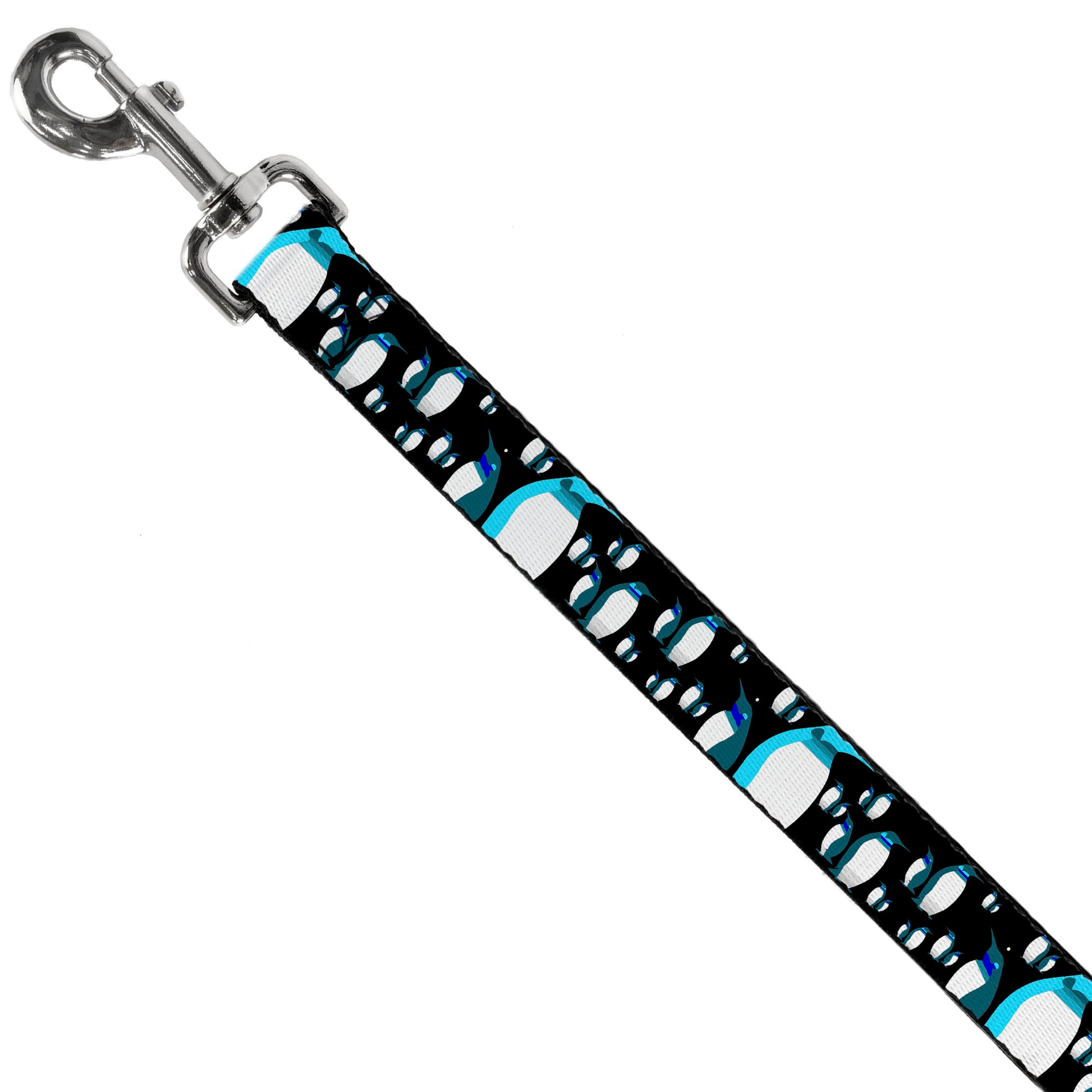 Dog Leash - Emperor Penguins Gray/Blues Dog Leashes Buckle-Down