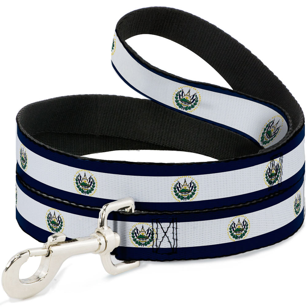 Dog Leash - El Salvador Flag Dog Leashes Buckle-Down