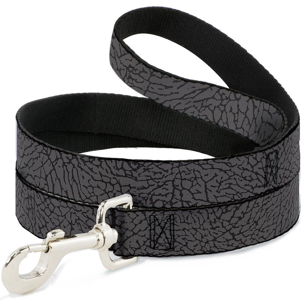 Dog Leash - Elephant Crackle Grays Dog Leashes Buckle-Down