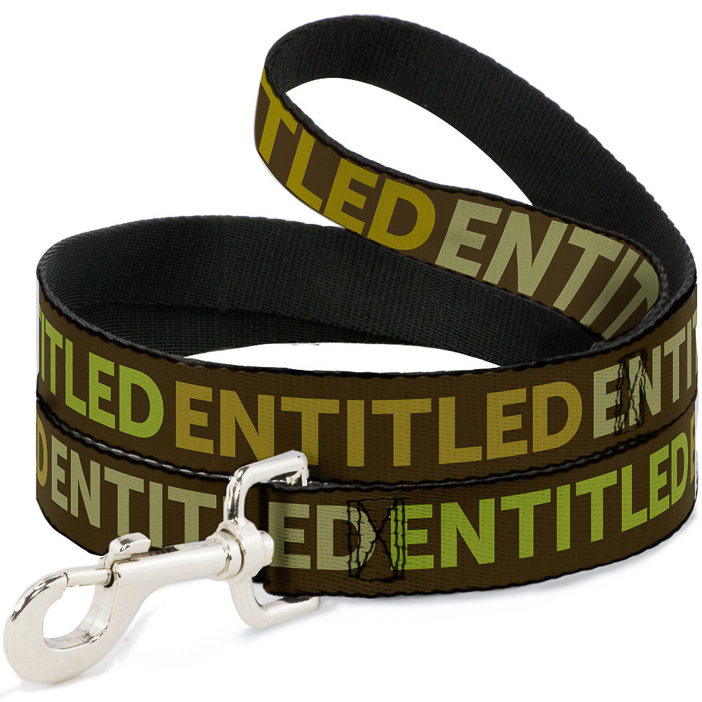 Dog Leash - ENTITLED Tonal Greens Dog Leashes Buckle-Down