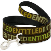 Dog Leash - ENTITLED Tonal Greens Dog Leashes Buckle-Down