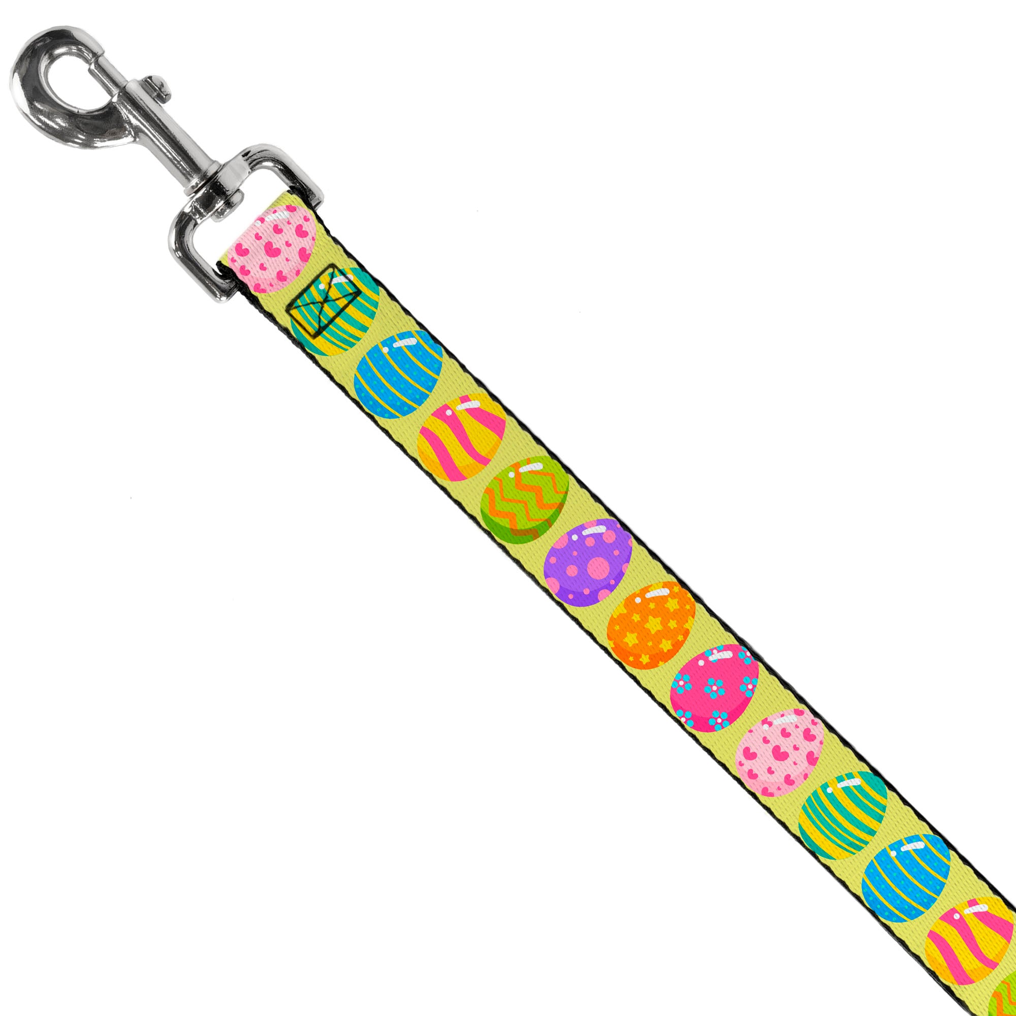 Dog Leash - Easter Eggs Decorated Eggs Yellow/Multi Color Dog Leashes Buckle-Down