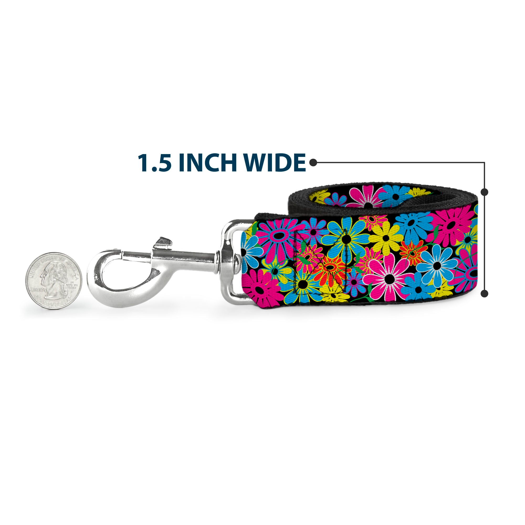 Dog Leash - Flower Blossom Dog Leashes Buckle-Down