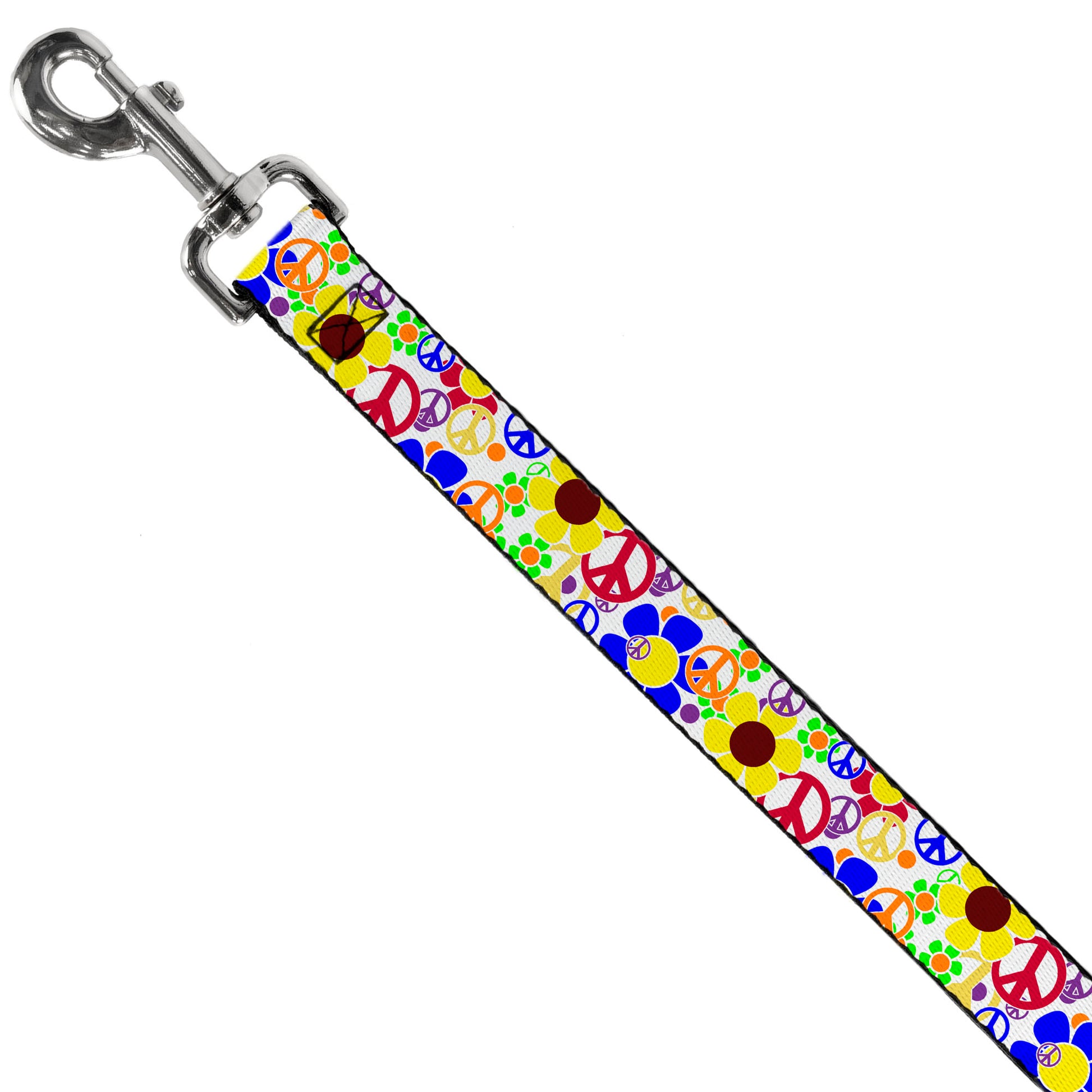 Dog Leash - Flower Peace Power Dog Leashes Buckle-Down