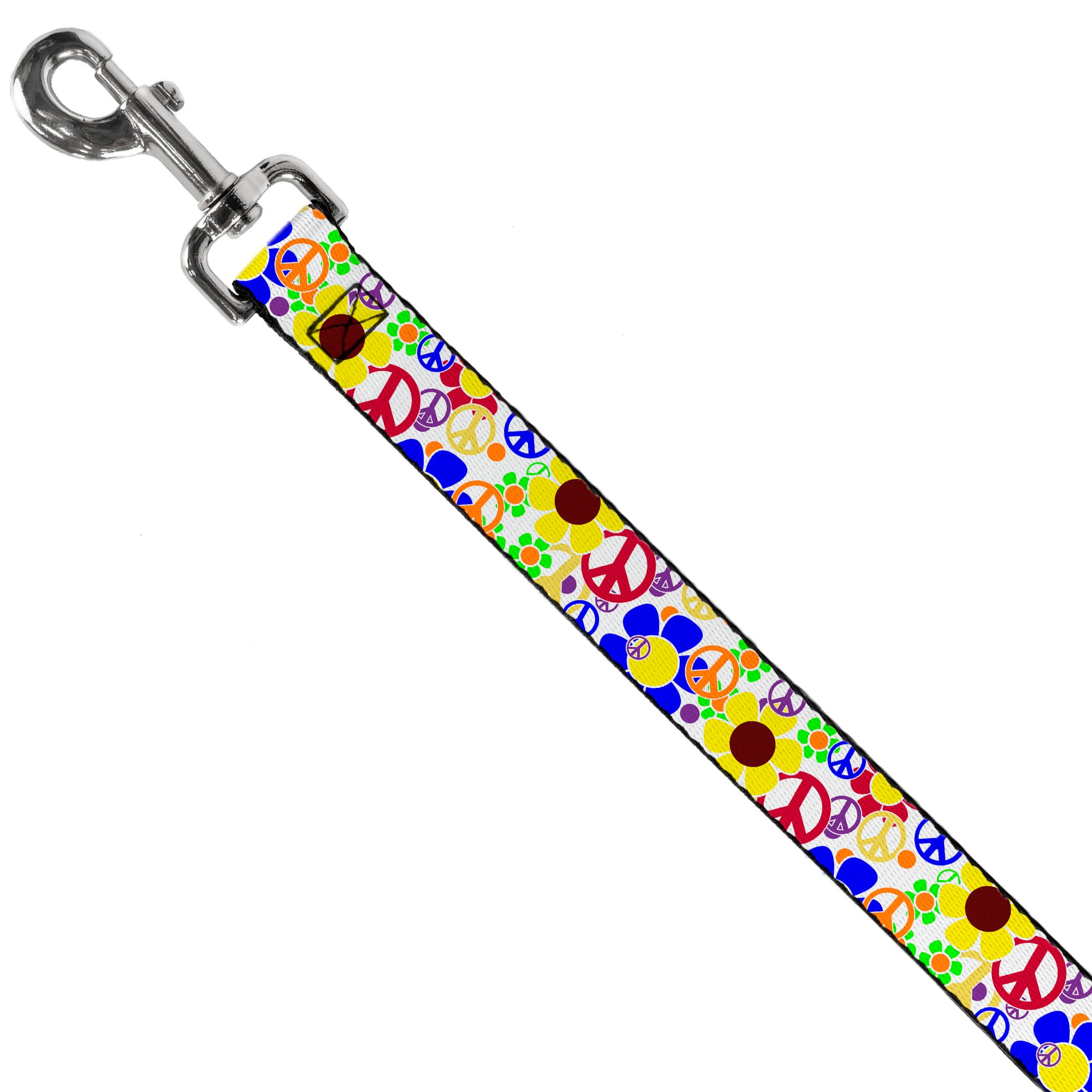 Dog Leash - Flower Peace Power Dog Leashes Buckle-Down