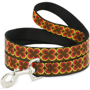 Dog Leash - Four Dot Gradient Brown/Yellow/Red Dog Leashes Buckle-Down