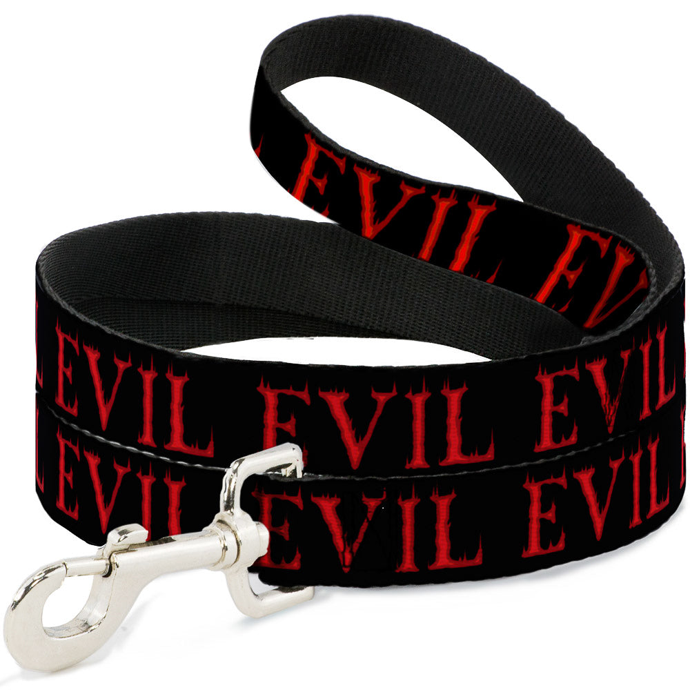 Dog Leash - Flaming EVIL Black/Red Dog Leashes Buckle-Down