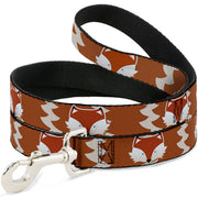 Dog Leash - Fox Face/Tail Orange/Natural Dog Leashes Buckle-Down