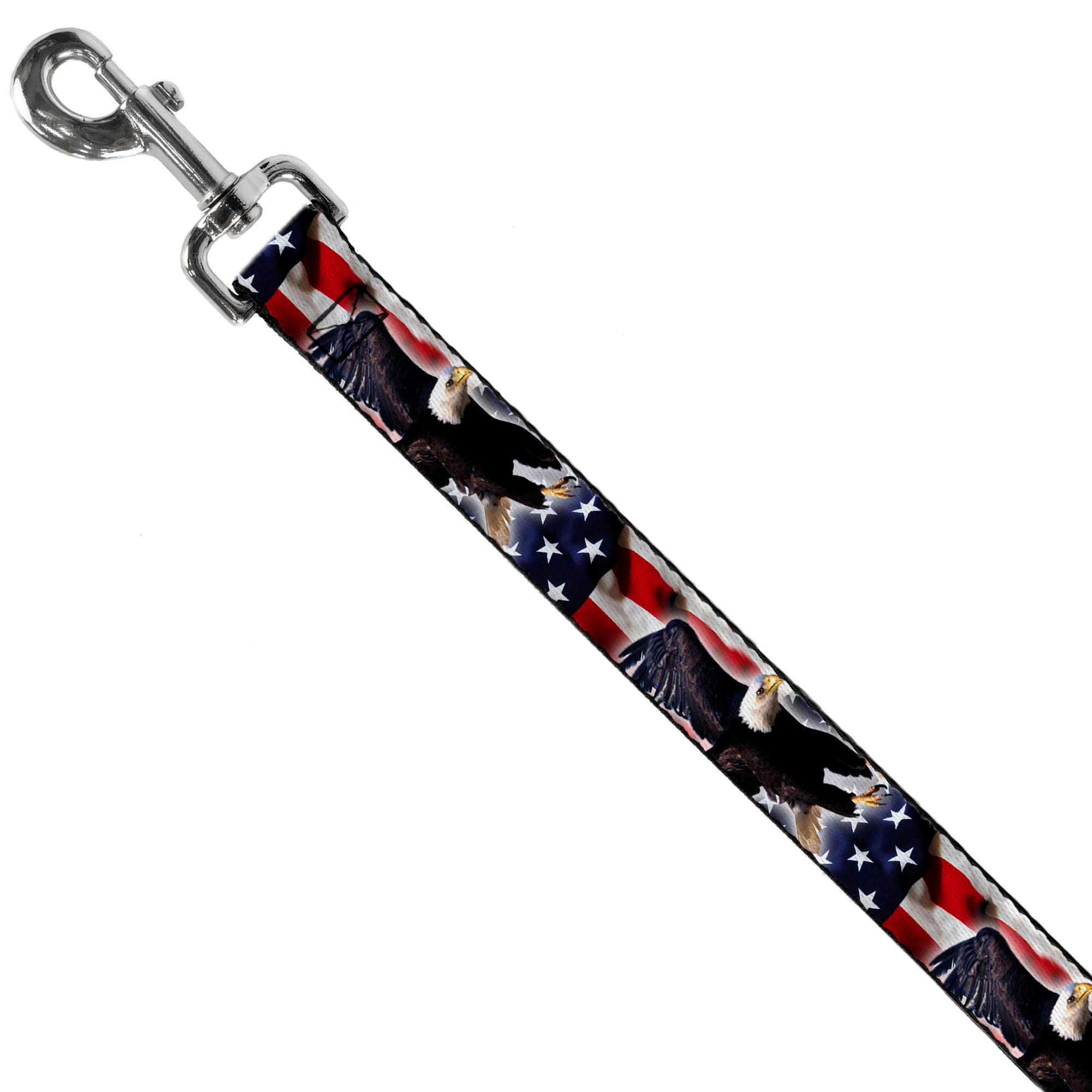 Dog Leash - Flying Eagle/American Flag Dog Leashes Buckle-Down