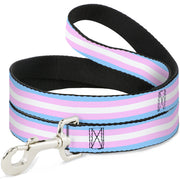 Dog Leash - Flag Transgender Baby Blue/Baby Pink/White Dog Leashes Buckle-Down