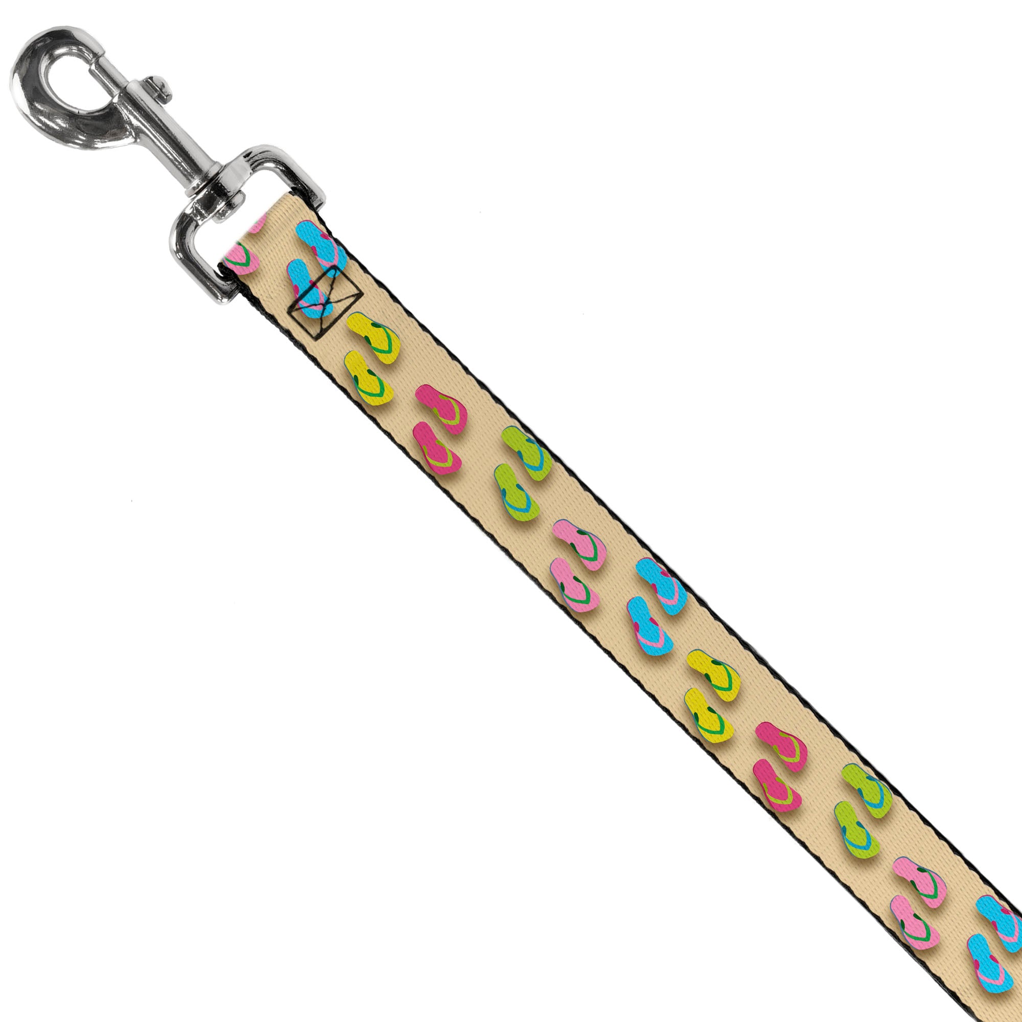 Dog Leash - Flip Flops3 Sand/Multi Color Dog Leashes Buckle-Down