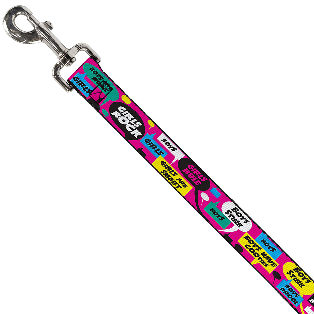Dog Leash - Girls Rule Bubbles Dog Leashes Buckle-Down