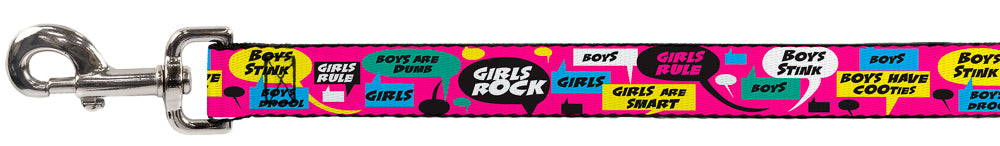 Dog Leash - Girls Rule Bubbles Dog Leashes Buckle-Down