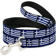 Dog Leash - Greece Flags Dog Leashes Buckle-Down