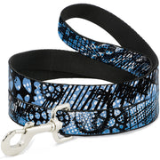 Dog Leash - Grunge Gears Blue Dog Leashes Buckle-Down