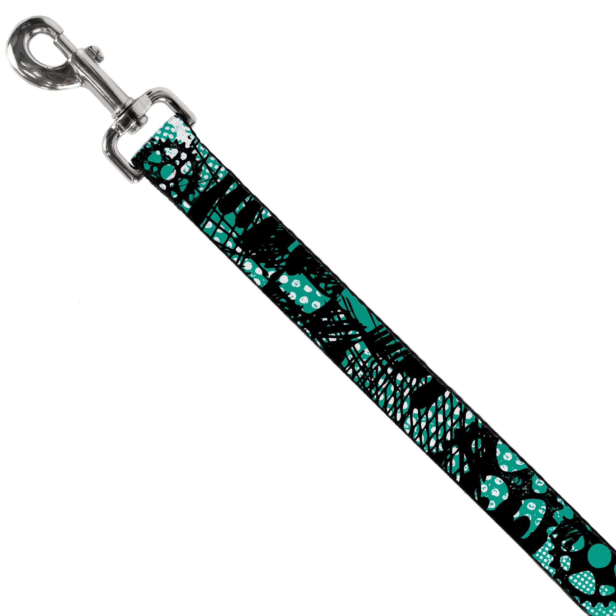 Dog Leash - Grunge Gears Green Dog Leashes Buckle-Down