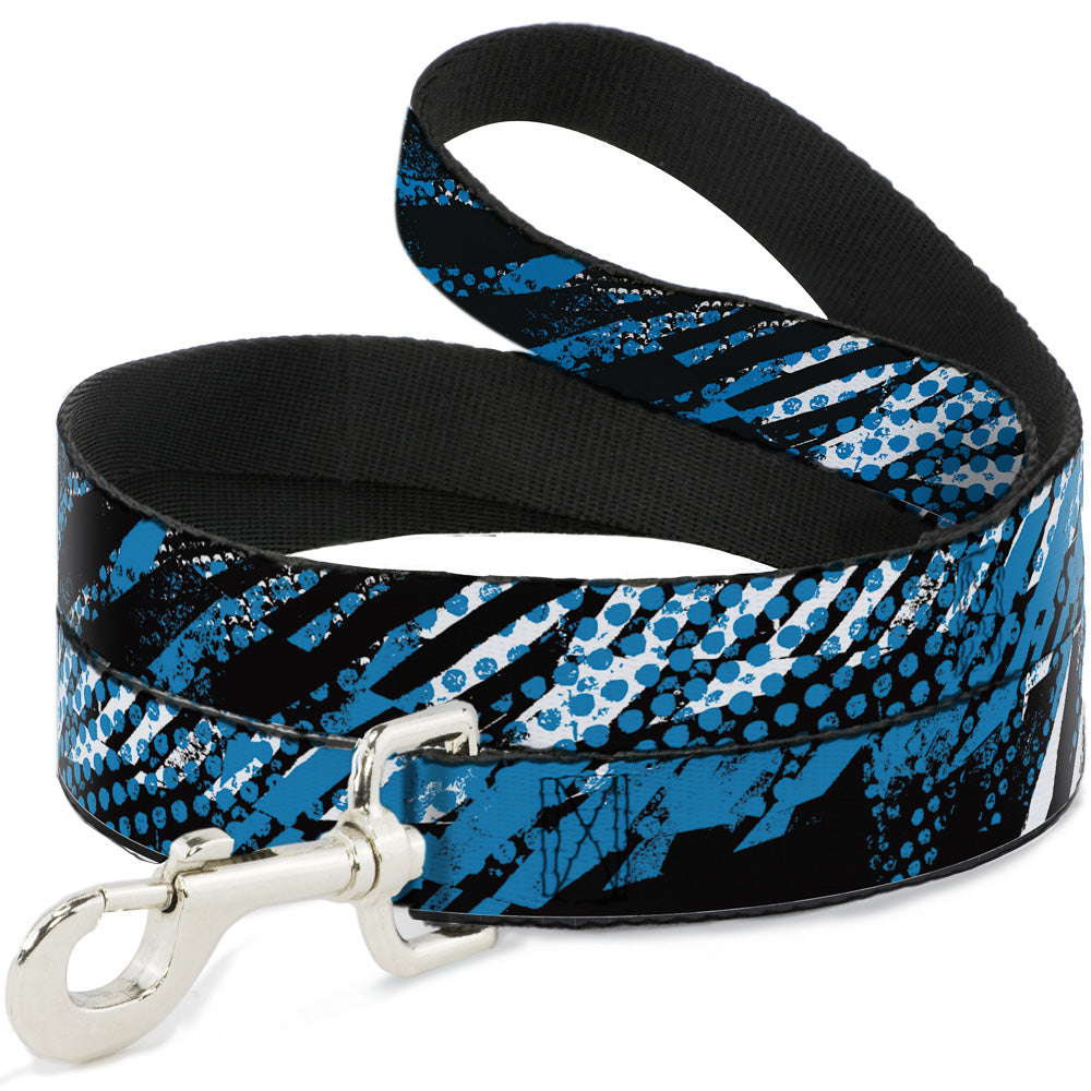 Dog Leash - Grunge Tread Blue Dog Leashes Buckle-Down