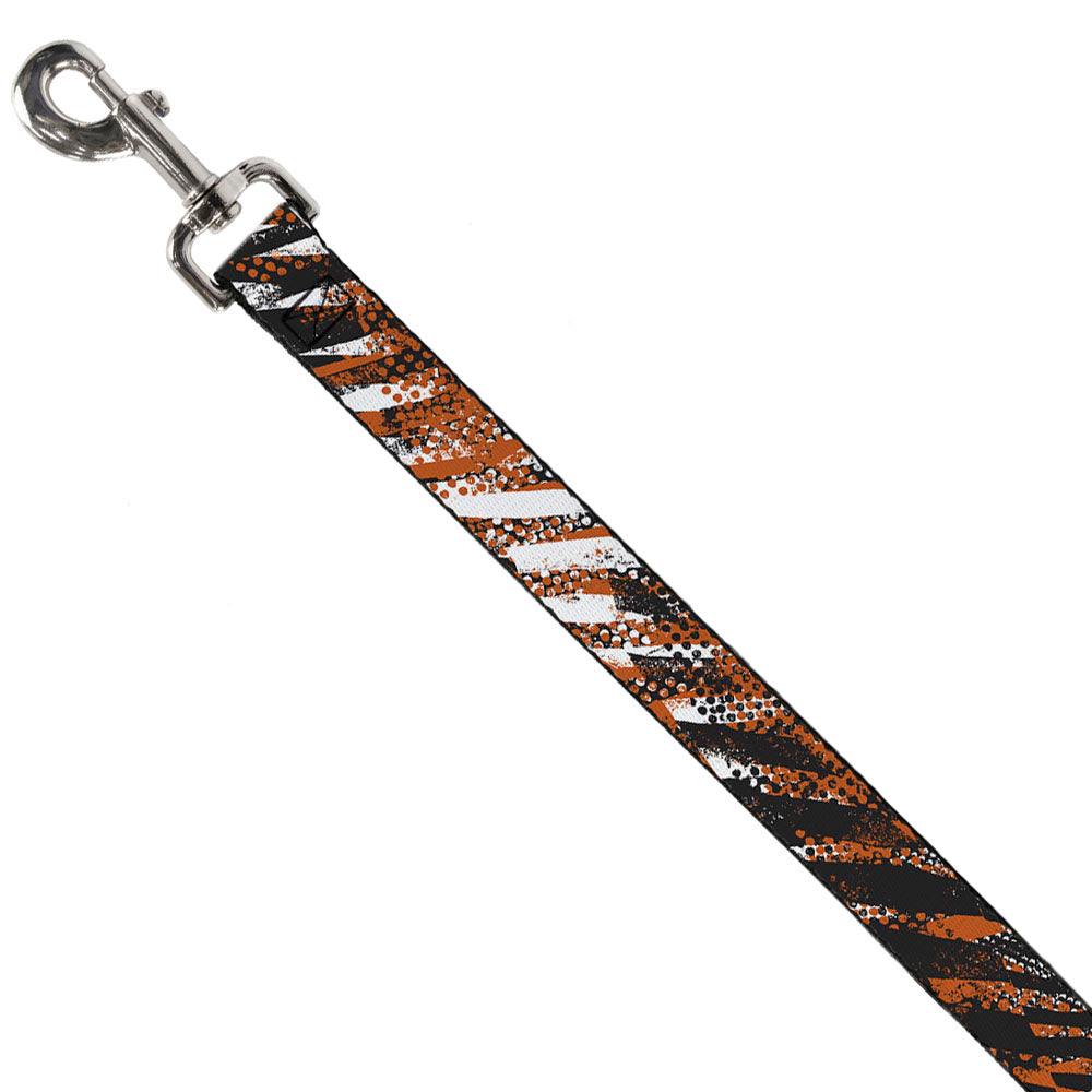 Dog Leash - Grunge Tread Orange Dog Leashes Buckle-Down