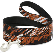 Dog Leash - Grunge Tread Orange Dog Leashes Buckle-Down