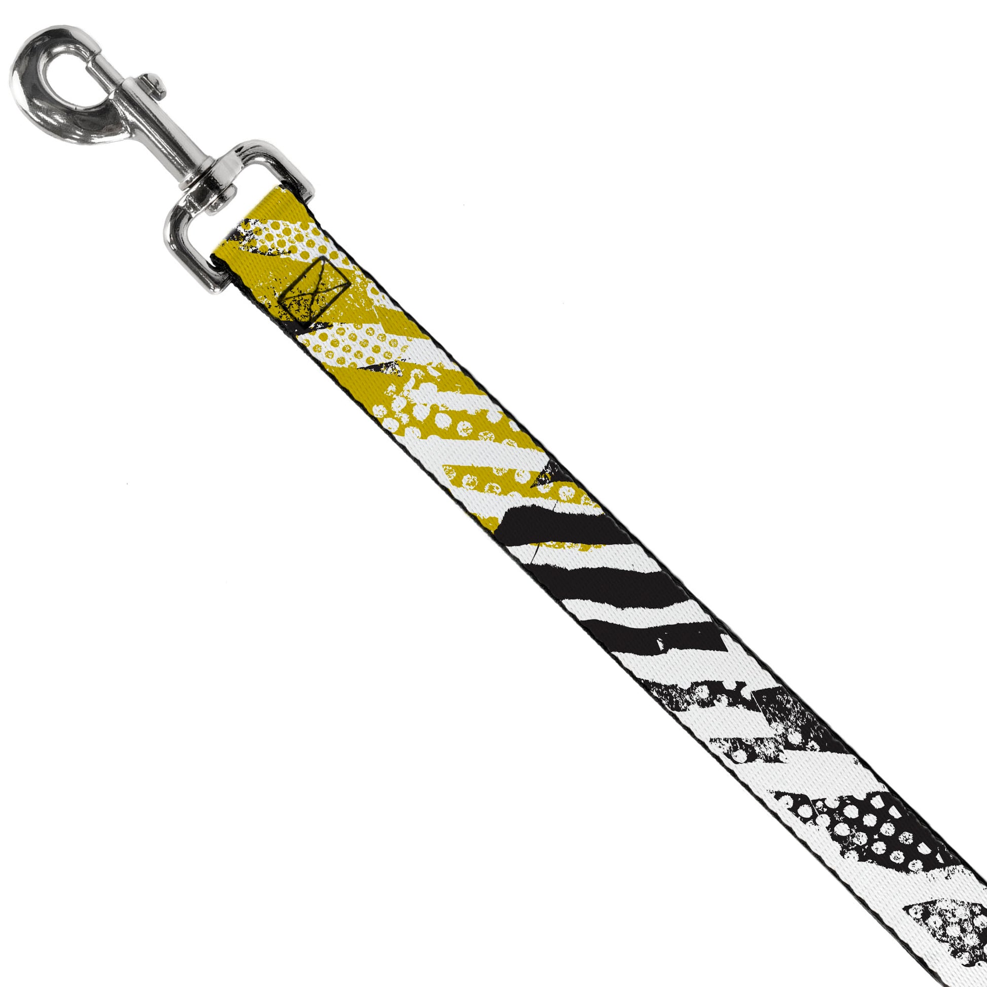 Dog Leash - Grunge Tread Yellow Dog Leashes Buckle-Down