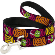 Dog Leash - Green Dragons Smoking Purple Dog Leashes Buckle-Down