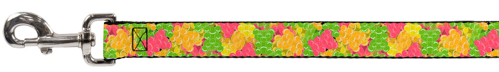 Dog Leash - Gummy Bears Stacked Multi Color Dog Leashes Buckle-Down