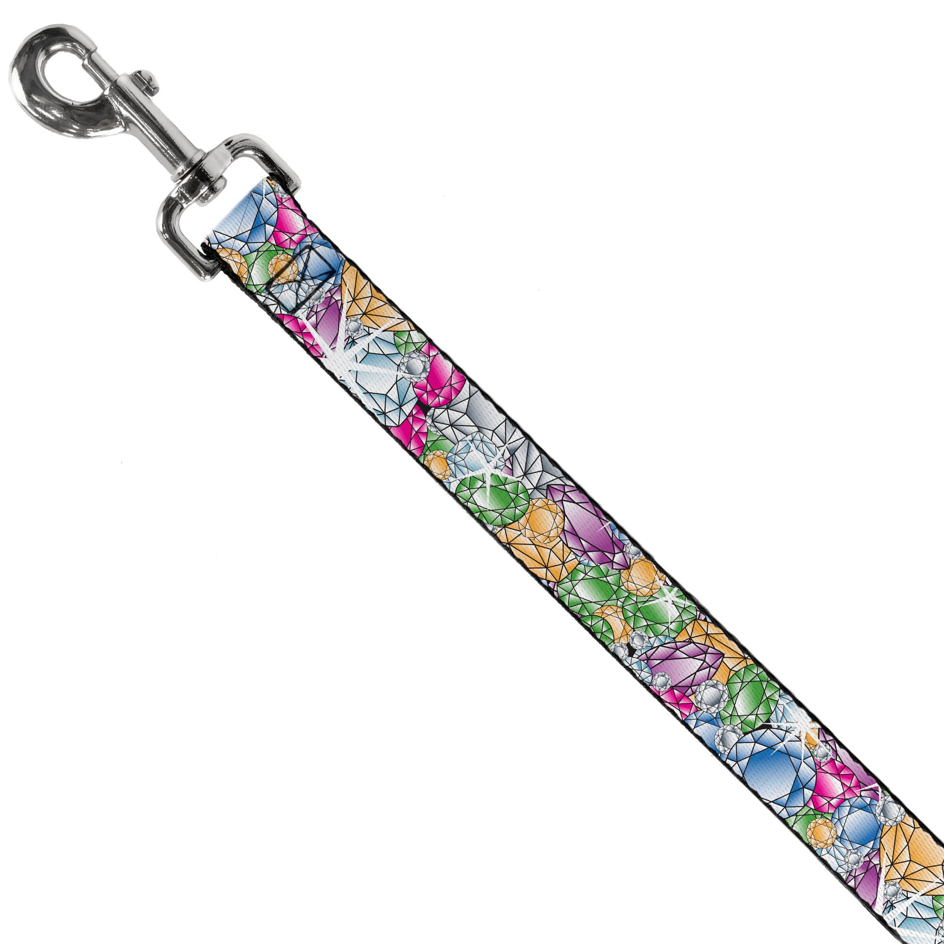Dog Leash - Gems Stacked Multi Color Dog Leashes Buckle-Down