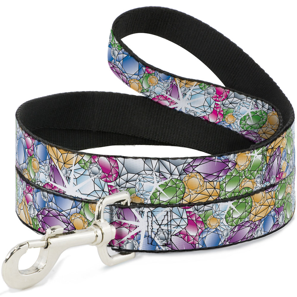 Dog Leash - Gems Stacked Multi Color Dog Leashes Buckle-Down